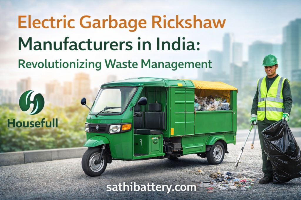 Electric Garbage Rickshaw Manufacturers in India: Revolutionizing Waste Management