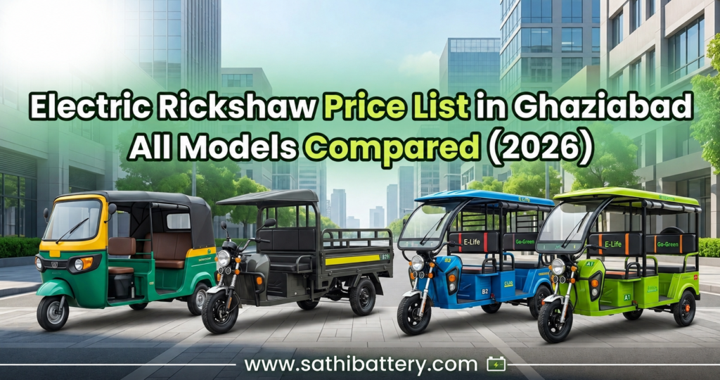 Electric Rickshaw Price List in Ghaziabad - All Models Compared (2026)