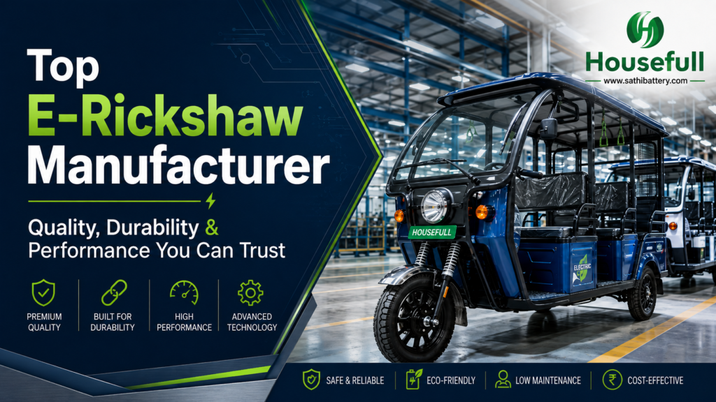Top E-Rickshaw Manufacturer