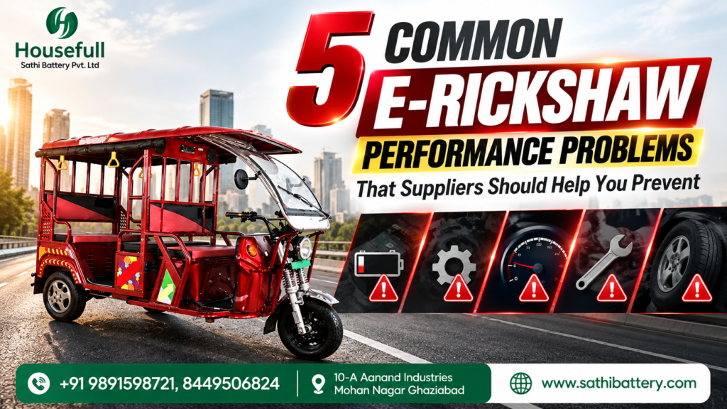 5 Common E-Rickshaw Performance Problems